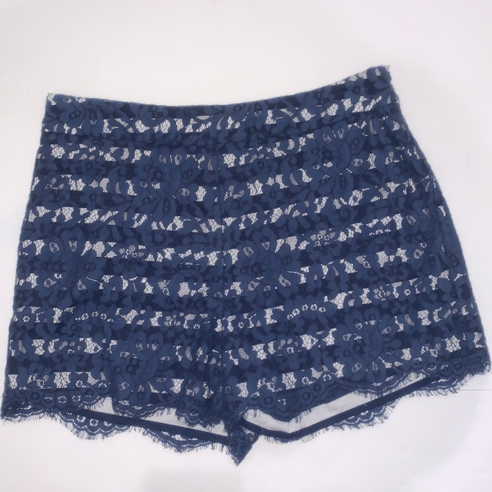ANTHROPOLOGY CARTONNIER BLUE DRESSY SHORTS